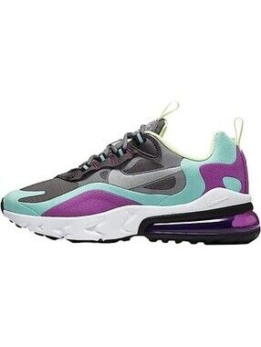 NIKE AIR MAX 270 REACT RUNNING SHOES Youth Girls Kids 5.5Y WOMENS 7 38 Purple